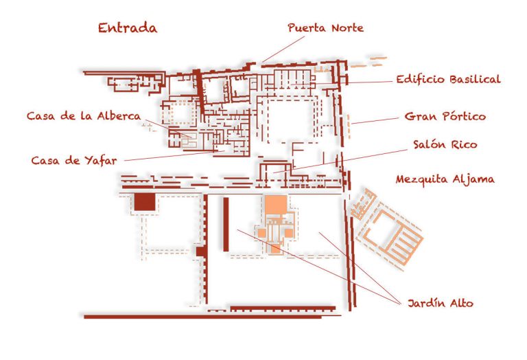 Azahara Map Visitar Medina Azahara por libre - Siente Córdoba Turismo